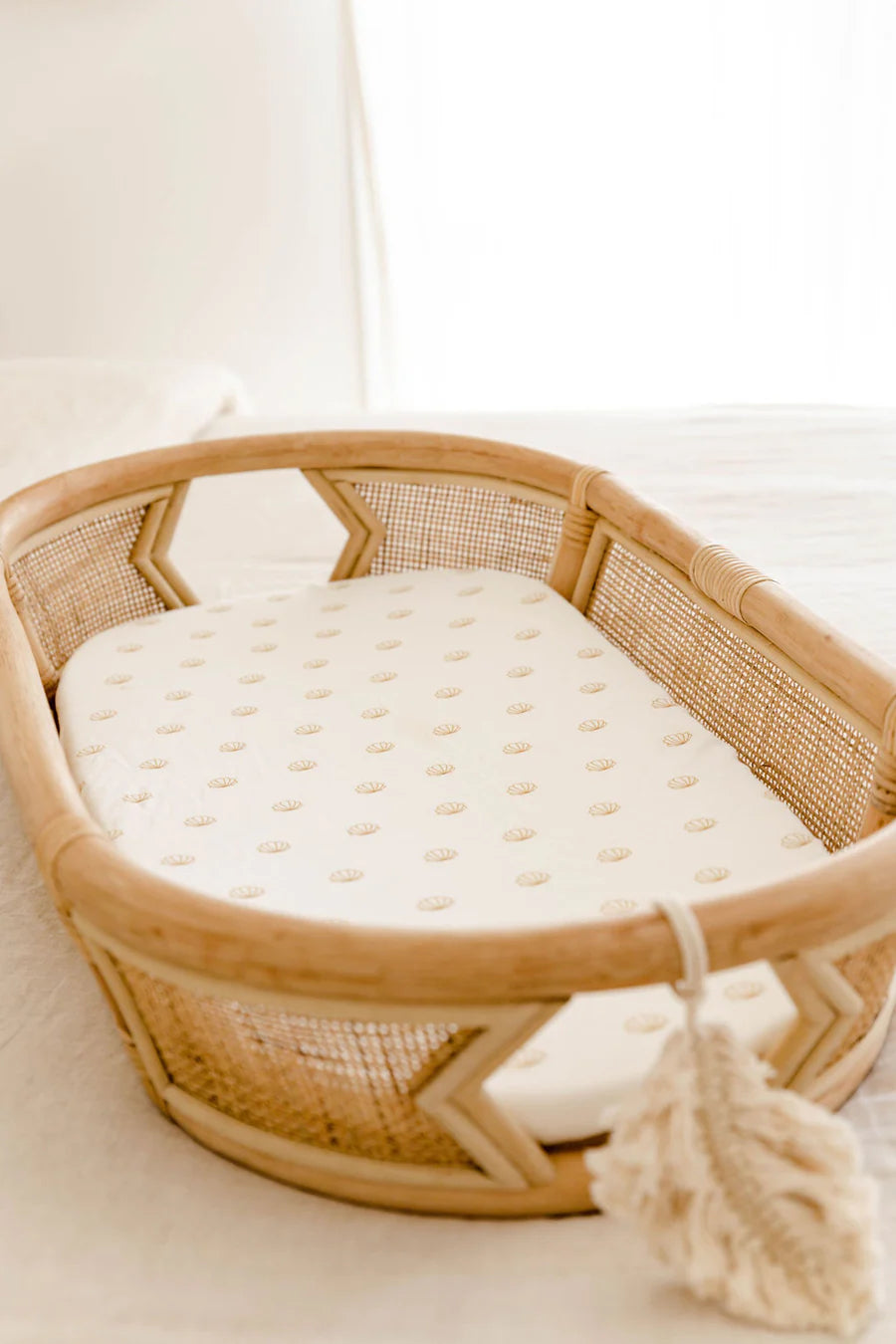 Seashell Changing Pad/ Bassinet Sheet