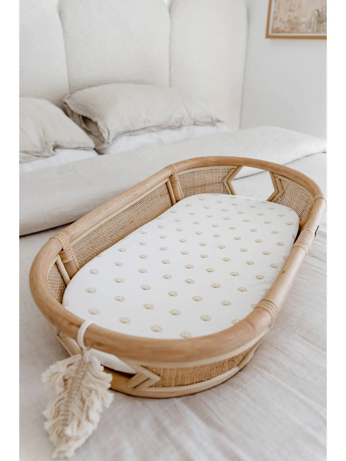 Seashell Changing Pad/ Bassinet Sheet