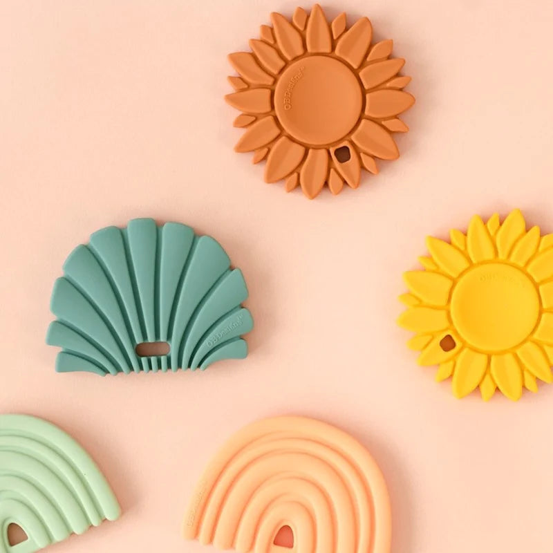 Silicone Sunflower Teether