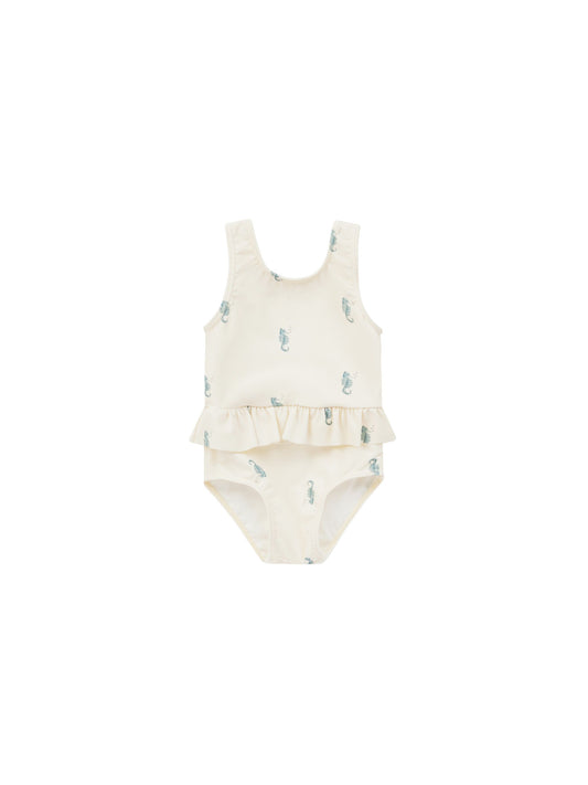 Skirted One-PIece - Seahorse